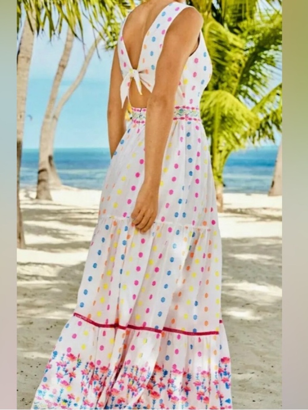 Lilly Pulitzer Charleen Polka Dot Sleeveless Dress 8 - Picture 2 of 8